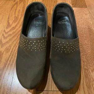 Dansko Studded Clogs - Leather